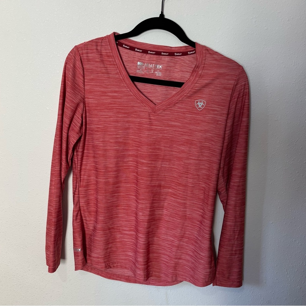 Ariat Tek Red Long Sleeve Shirt